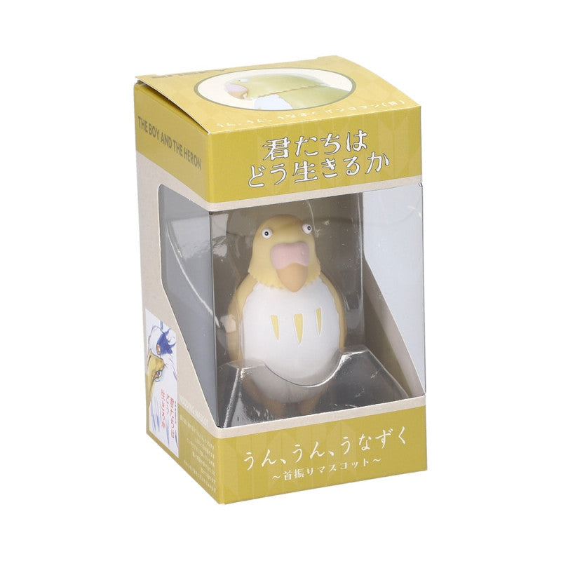 FIGURINE BOBBLE HEAD PERRUCHE JAUNE - LE GARÇON ET LE HÉRON