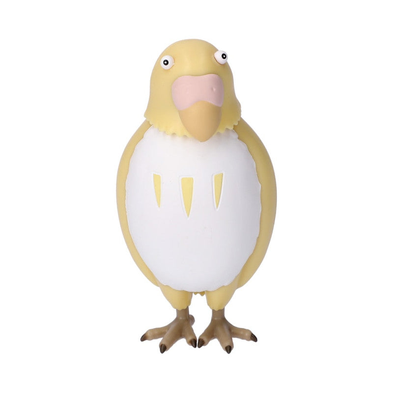 FIGURINE BOBBLE HEAD PERRUCHE JAUNE - LE GARÇON ET LE HÉRON