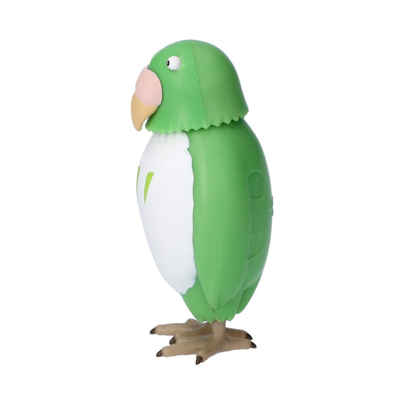 FIGURINE BOBBLE HEAD PERRUCHE VERTE - LE GARÇON ET LE HÉRON