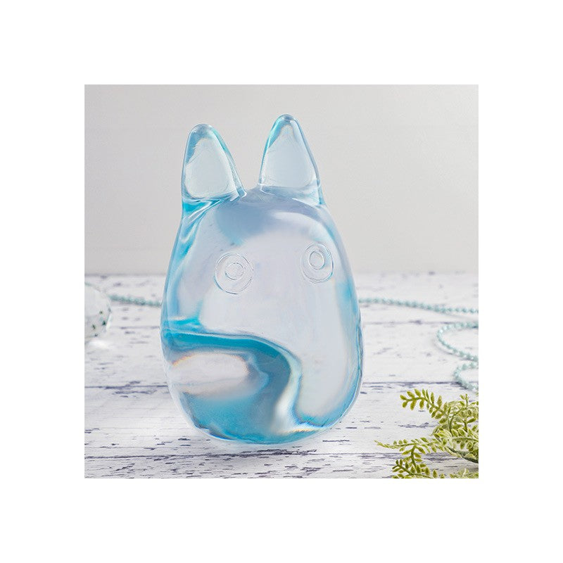 FIGURINE CRISTAL ARC EN CIEL TOTORO BLANC - MON VOISIN TOTORO