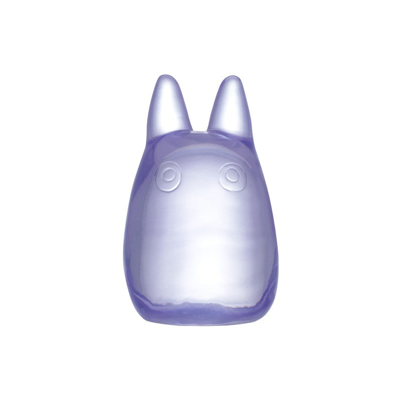 FIGURINE CRISTAL POURPRE TOTORO BLANC - MON VOISIN TOTORO