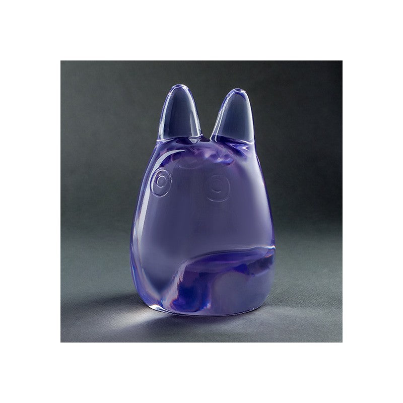 FIGURINE CRISTAL POURPRE TOTORO BLANC - MON VOISIN TOTORO