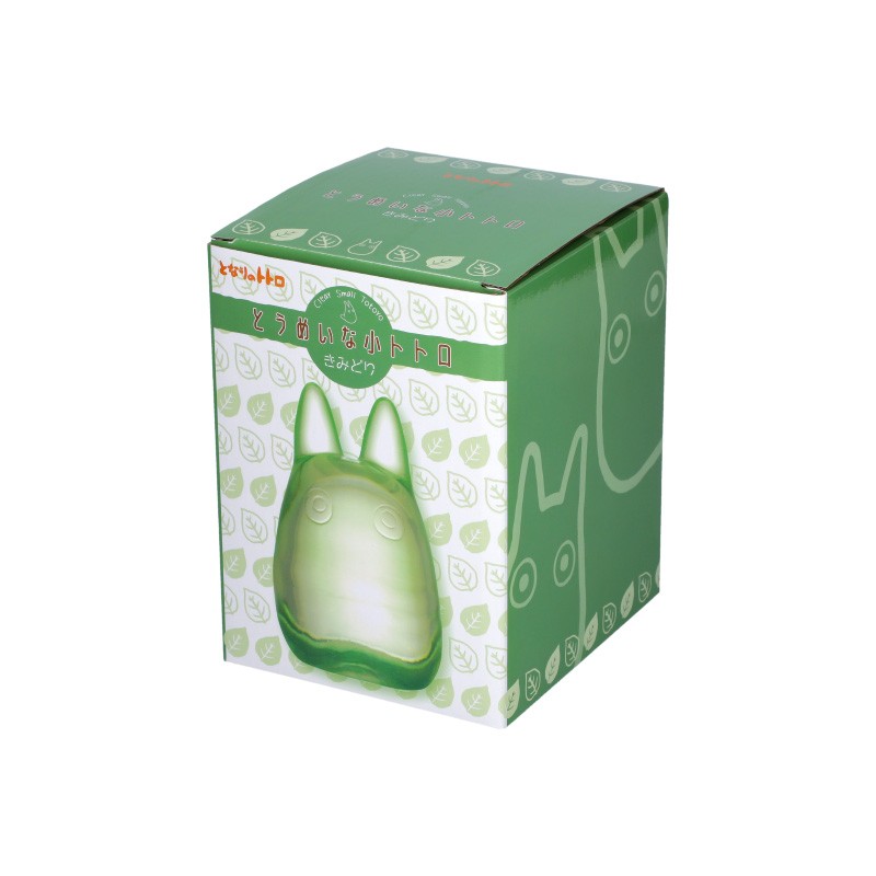 FIGURINE CRISTAL VERT TOTORO BLANC - MON VOISIN TOTORO