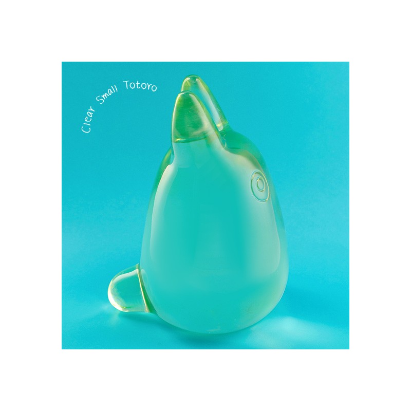 FIGURINE CRISTAL VERT TOTORO BLANC - MON VOISIN TOTORO