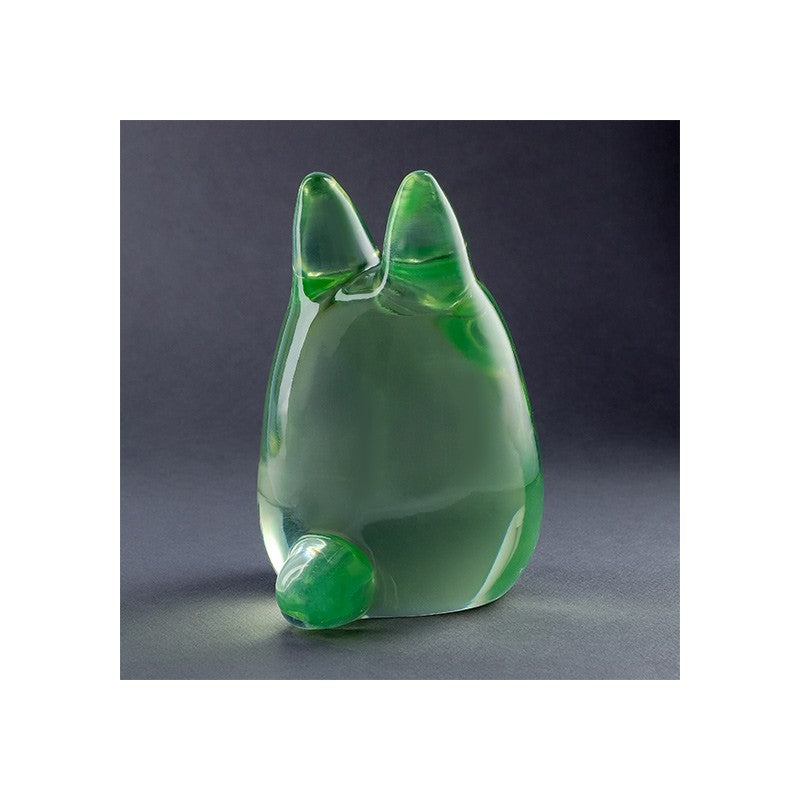 FIGURINE CRISTAL VERT TOTORO BLANC - MON VOISIN TOTORO