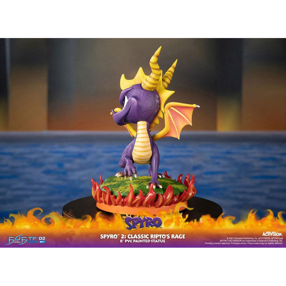 First 4 Figures - Spyro 2 : Classic Ripto's Rage - Spyro Statue Edition Standard 19cm