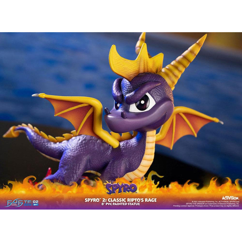 First 4 Figures - Spyro 2 : Classic Ripto's Rage - Spyro Statue Edition Standard 19cm