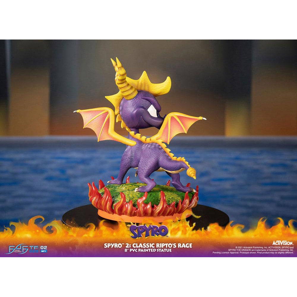 First 4 Figures - Spyro 2 : Classic Ripto's Rage - Spyro Statue Edition Standard 19cm
