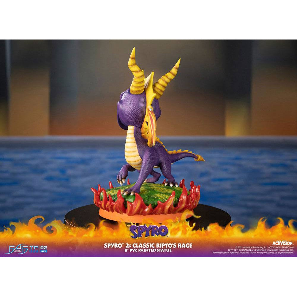 First 4 Figures - Spyro 2 : Classic Ripto's Rage - Spyro Statue Edition Standard 19cm