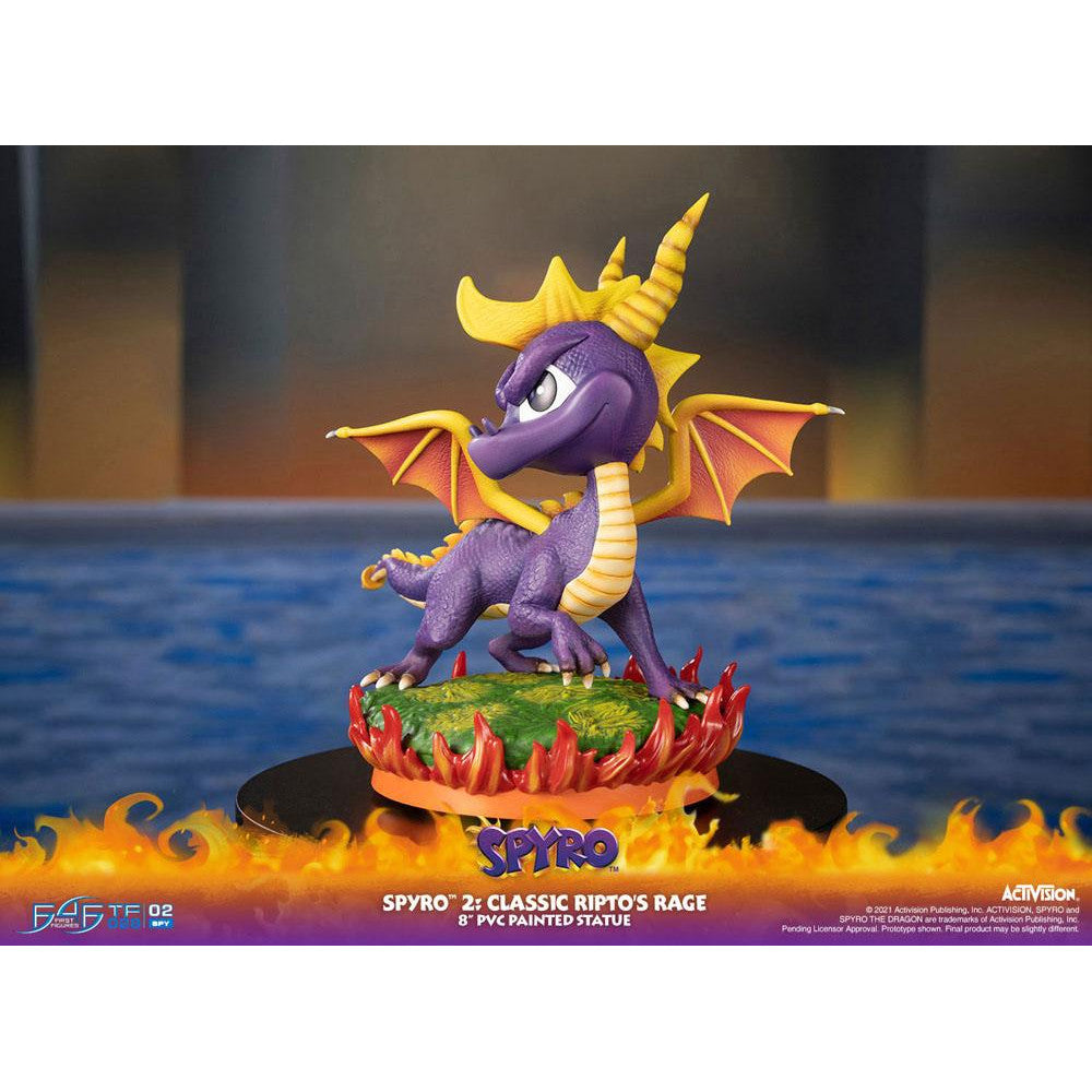 First 4 Figures - Spyro 2 : Classic Ripto's Rage - Spyro Statue Edition Standard 19cm