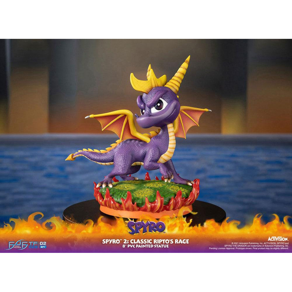 First 4 Figures - Spyro 2 : Classic Ripto's Rage - Spyro Statue Edition Standard 19cm