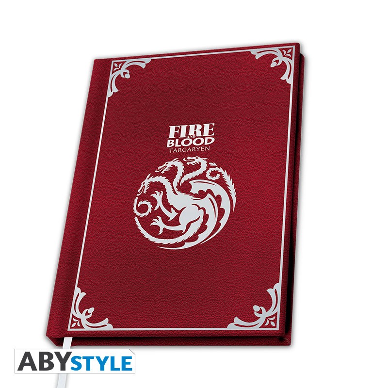 § Game of Thrones - Cahier A5 Premium Targaryen - flash vidéo