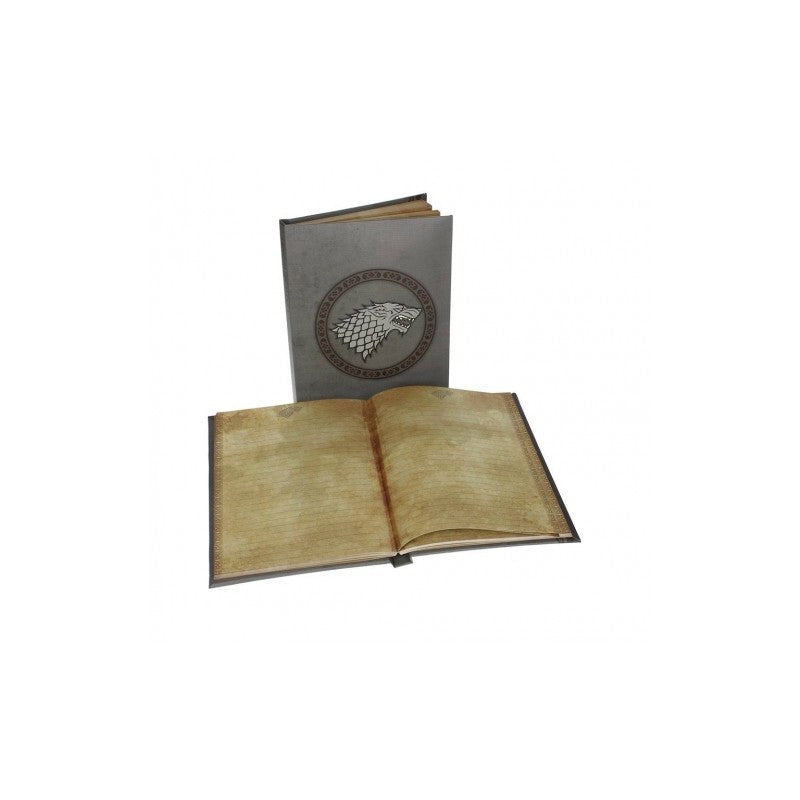 GAME OF THRONES - CARNET DE NOTES LUMINEUX STARK