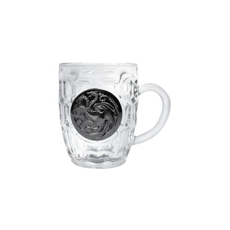 GAME OF THRONES - CHOPE A BIERE CRYSTAL EMBLEME METAL TARGARYEN