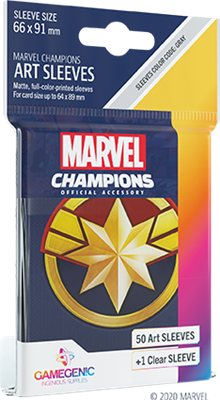 GG : 50 sleeves Marvel Champions Captain Marvel