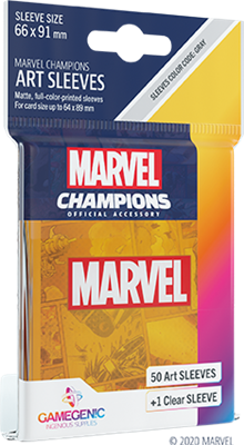 GG : 50 sleeves Marvel Champions Marvel Orange