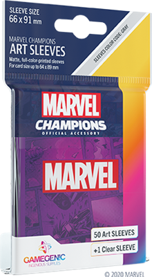 GG : 50 sleeves Marvel Champions Marvel Purple