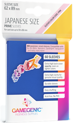 GG : PRIME Japan. Siz. Sleeves Blue 62x89 (14)