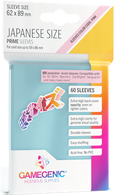 GG : PRIME Japan. Siz. Sleeves Clear 62x89 (14)