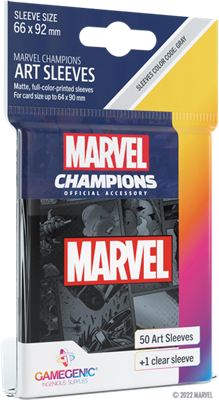 GG : 50 sleeves Marvel Champions Marvel Black