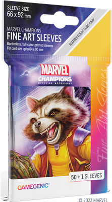 GG : 50 sleeves Marvel Champions Rocket Raccoon