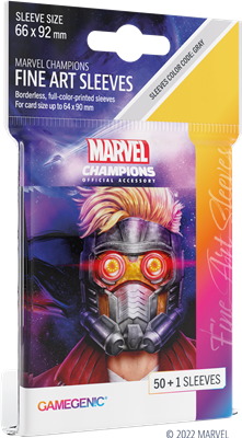 GG : 50 sleeves Marvel Champions FINE ART StarLord