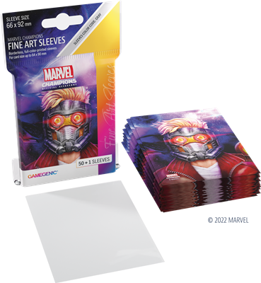 GG : 50 sleeves Marvel Champions FINE ART StarLord