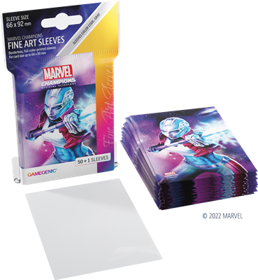 GG : 50 sleeves Marvel Champions FINE ART Nebula