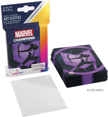 GG : 50 sleeves Marvel Champions Hawkeye