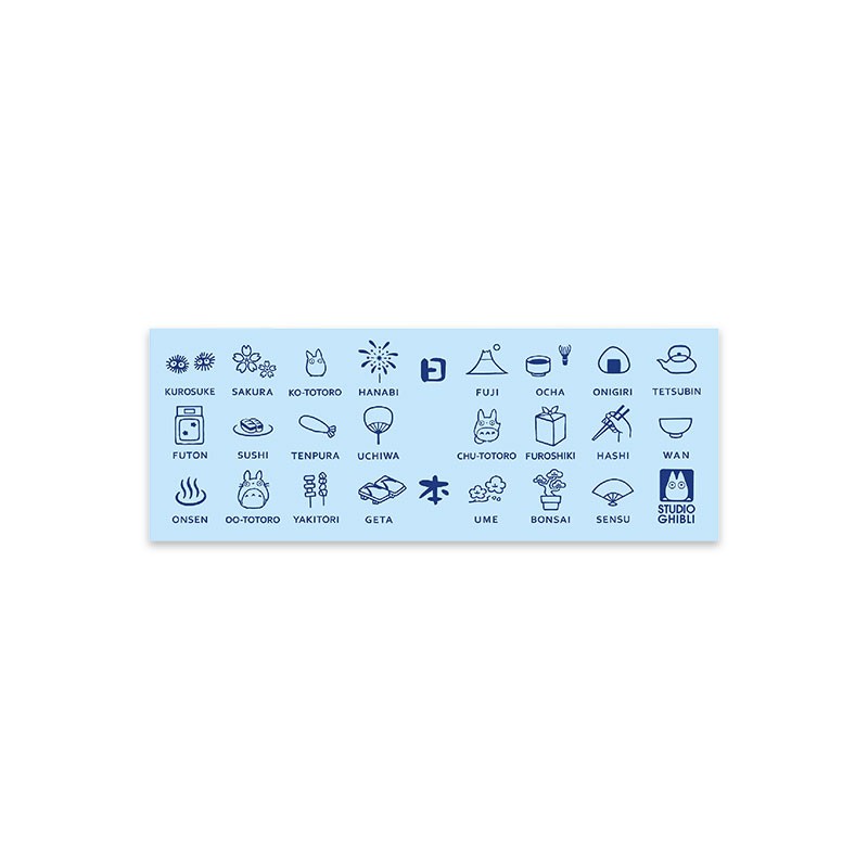 GRANDE SERVIETTE ICONES DU JAPON 90X34 CM - MON VOISIN TOTORO