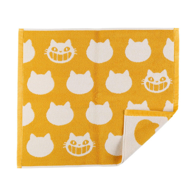 Ghibli - Mon Voisin Totoro - Grande Serviette Silhouette Chat-Bus 50X60cm