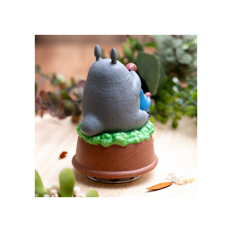 GRANDE STATUE MUSICALE TOTORO JOUE DE L’OCARINA - MON VOISIN TOTORO