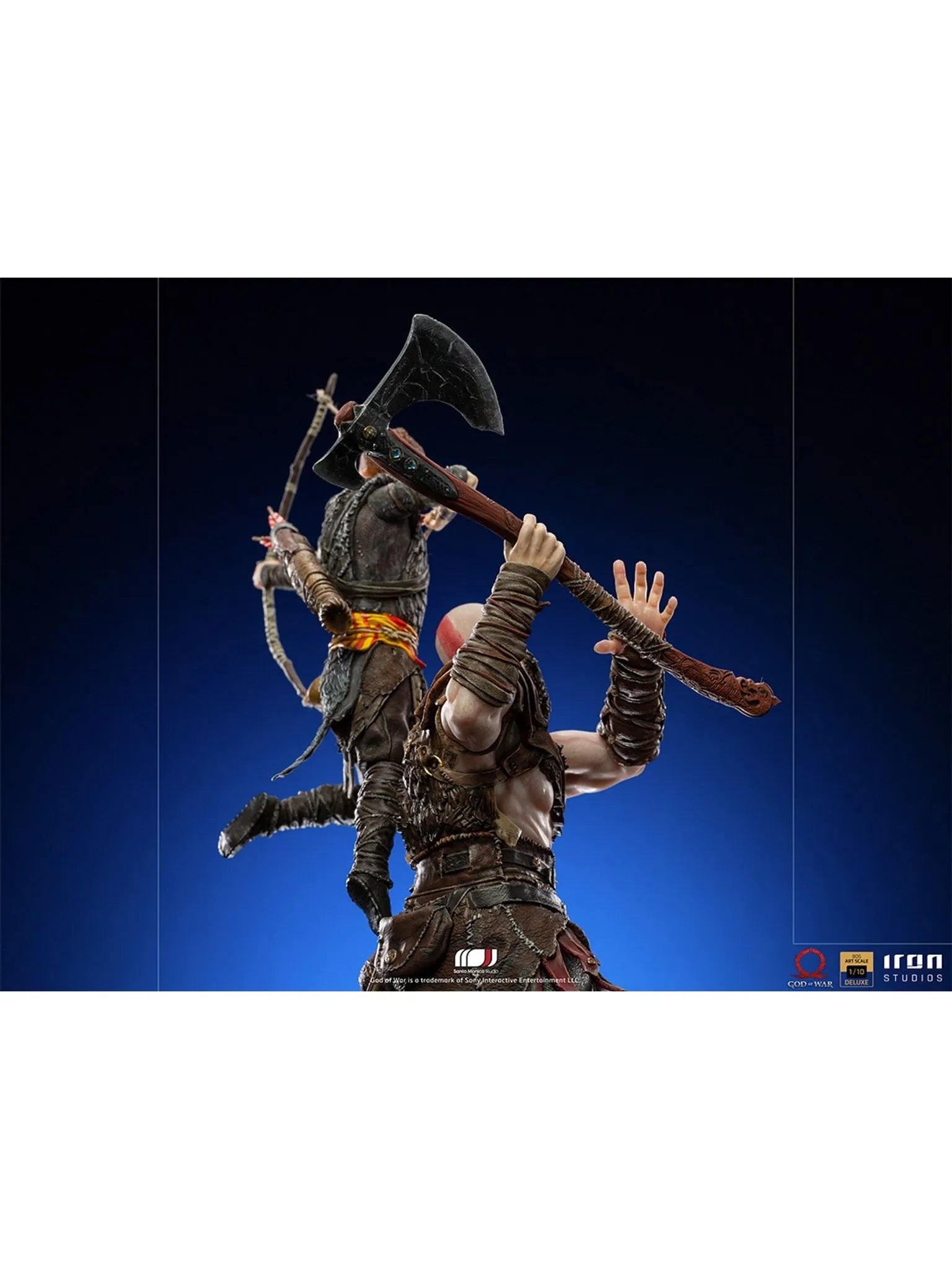 Iron Studios - BDS Arts Scale 1/10 - God of War - Kratos and Atreus Statue 34cm - flash vidéo