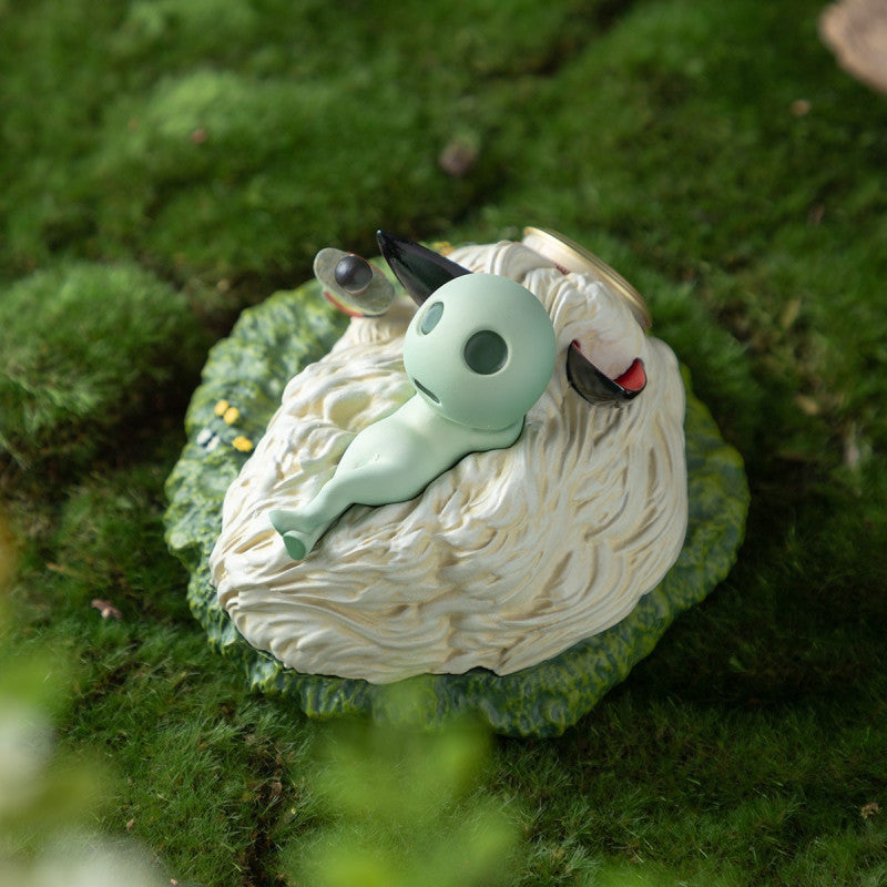HORLOGE KODAMA ET MASQUE - PRINCESSE MONONOKÉ