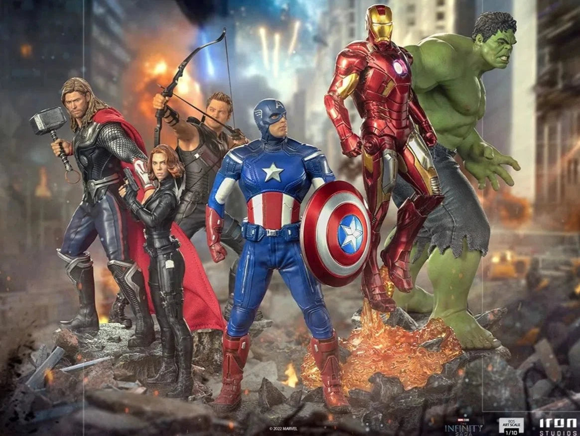 Iron Studios - BDS Arts Scale 1/10 - Marvel - Avengers: The Infinity Saga - Hulk (Battle of New-York) Statue 27cm - flash vidéo