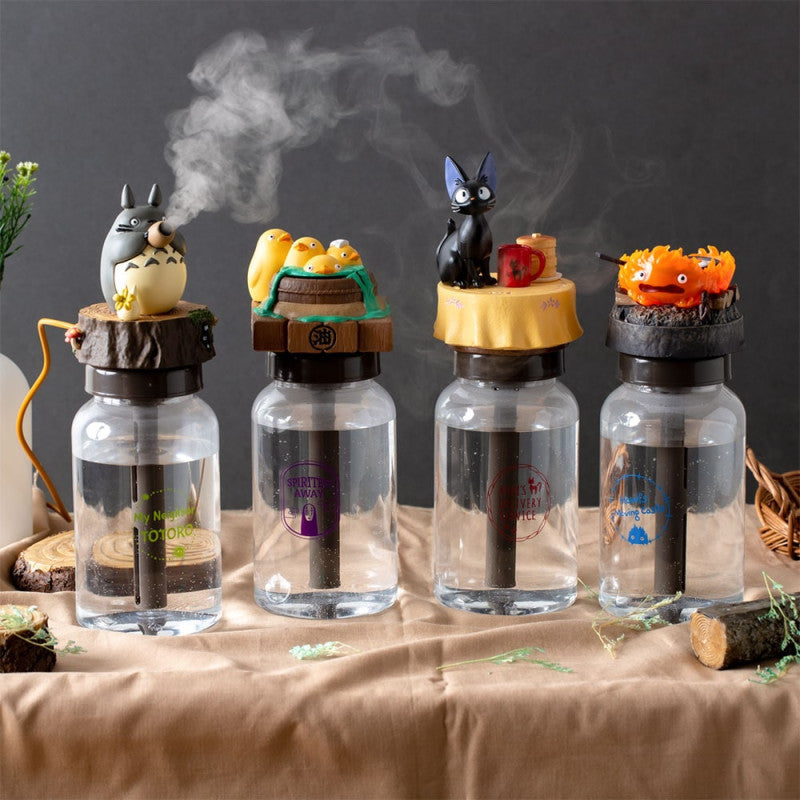 HUMIDIFICATEUR TOTORO GRIS JOUE DE L'OCARINA - MON VOISIN TOTORO