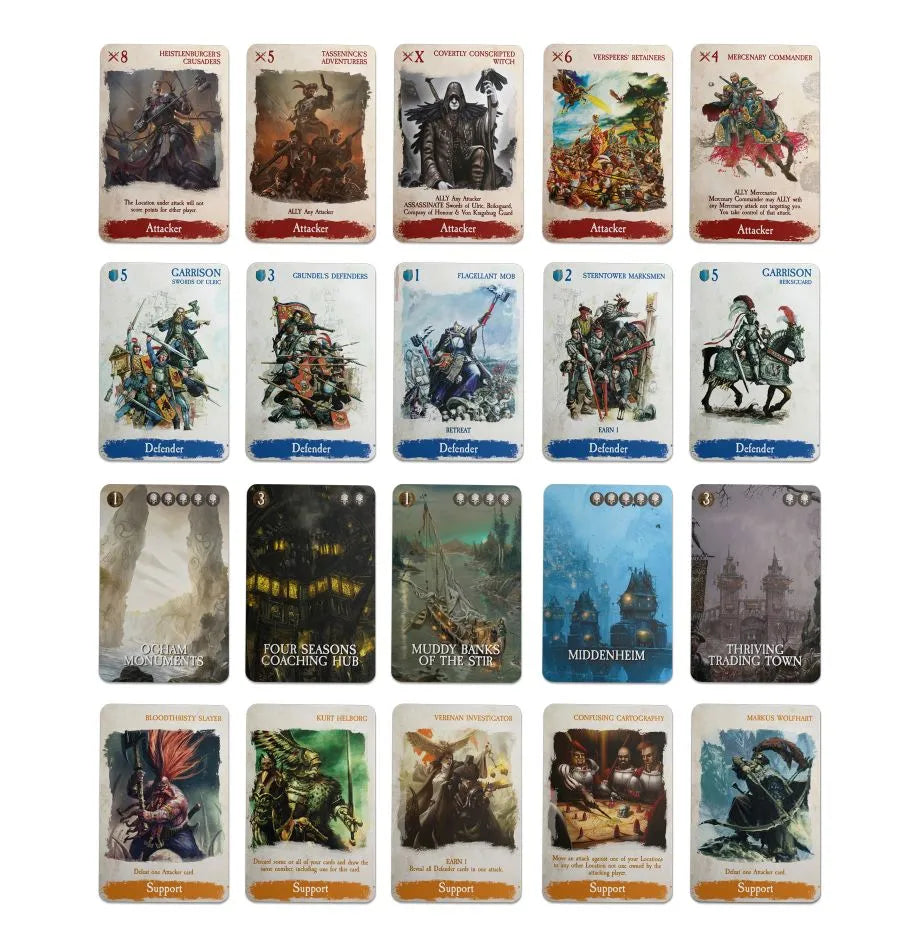 Cubicle Seven: Warhammer Fantasy Roleplay Elector Counts – An Old World Card Game (Anglais)
