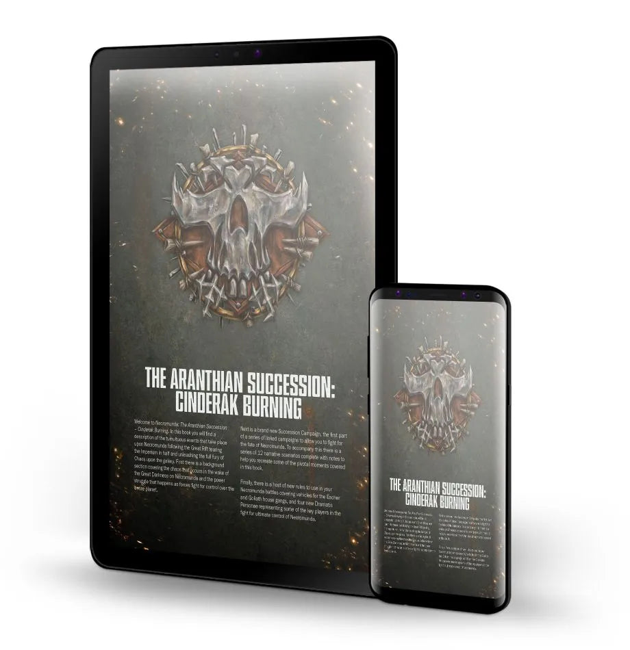 Necromunda: The Aranthian Succession – Cinderak Burning (ePub) (Anglais)