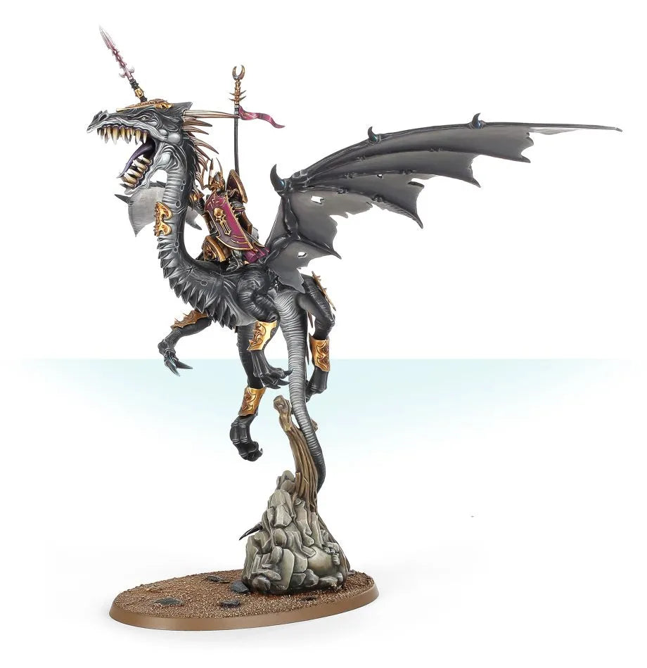 Sorceress on Black Dragon
