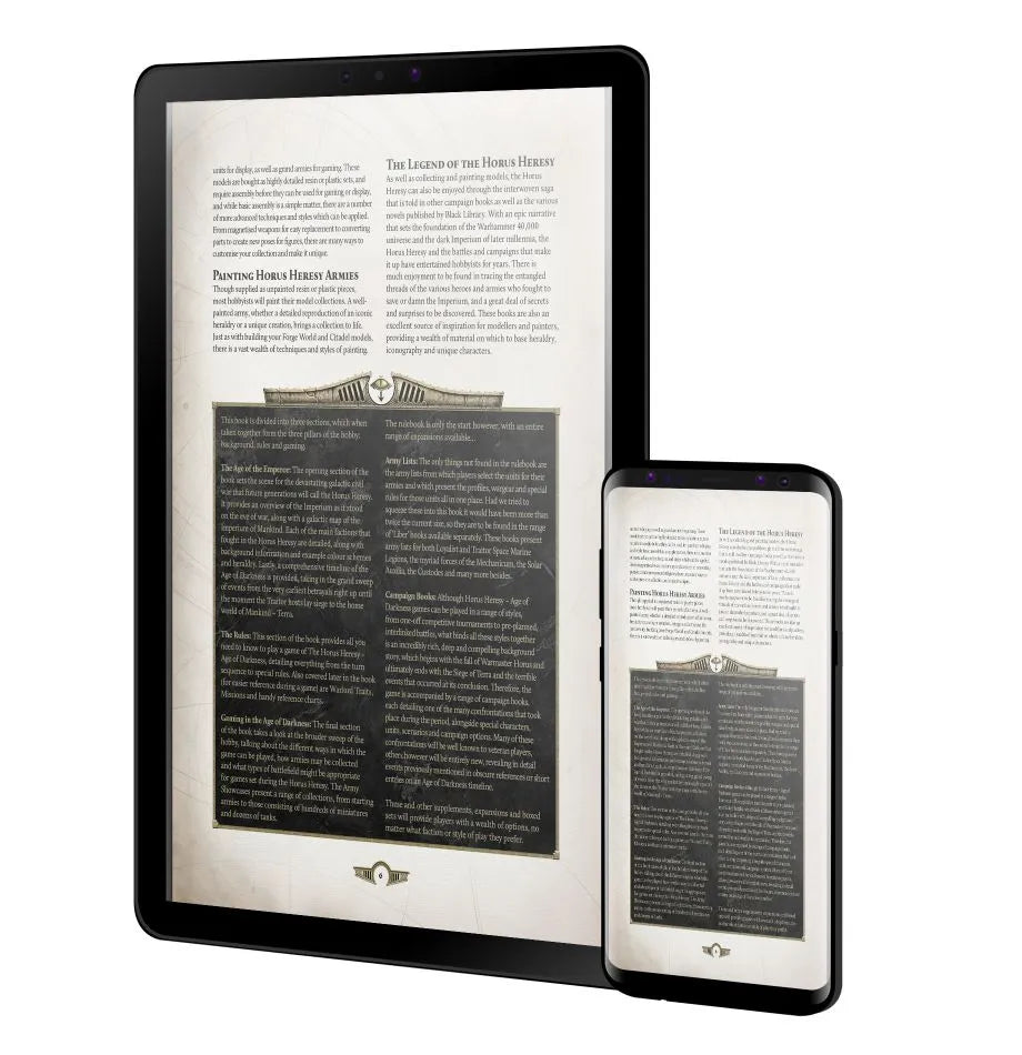 Warhammer: The Horus Heresy – Age of Darkness Rulebook (ePub) (Anglais)