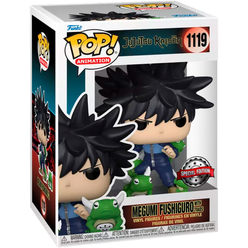 Funko Pop! Animation: Jujutsu Kaisen - Megumi Fushiguro with Toads - flash vidéo