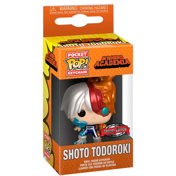 Funko Pocket Pop! Keychain: My Hero Academia - Shoto Todoroki (Metallic) - flash vidéo