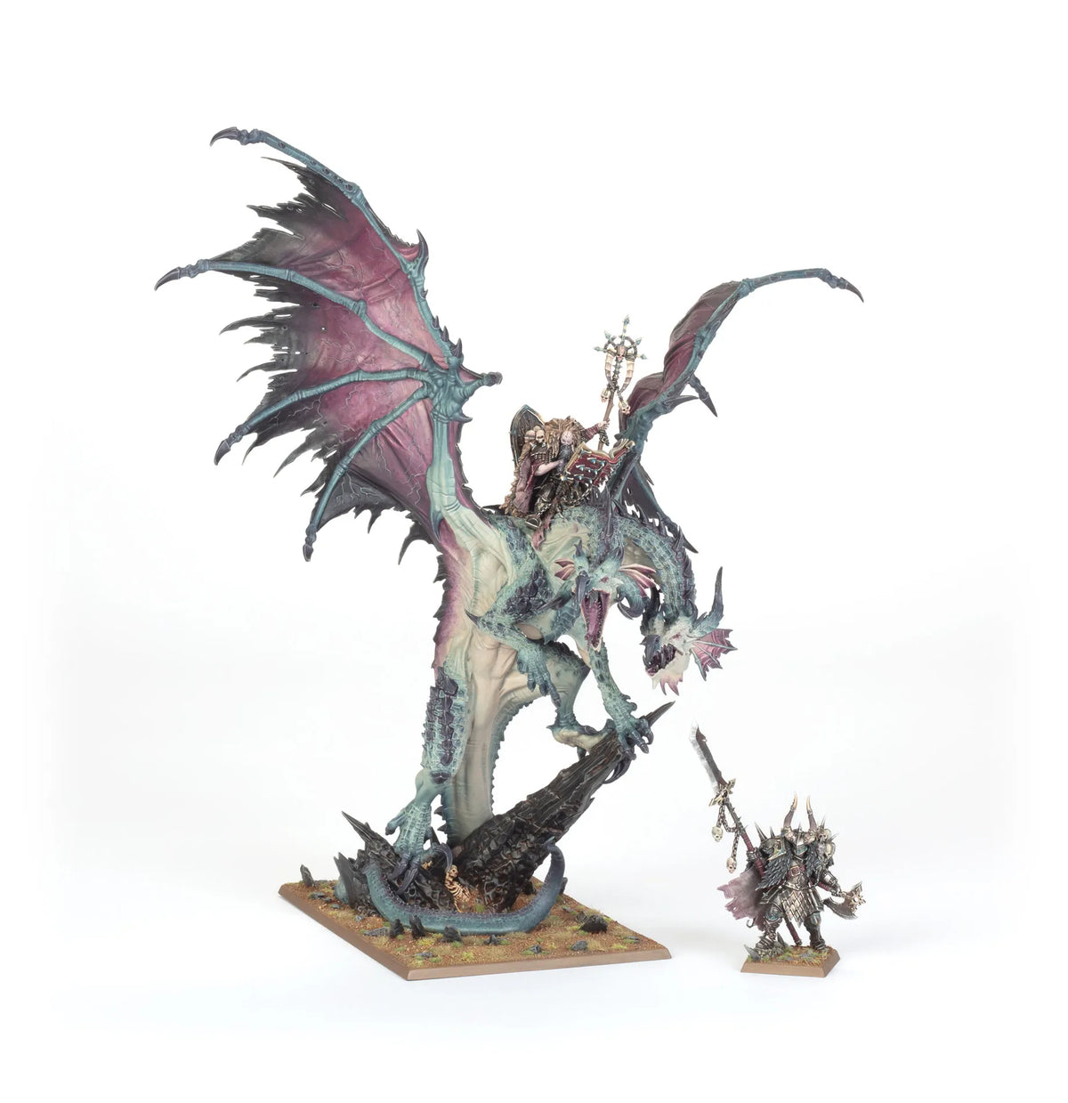 Sorcier sur Dragon du Chaos