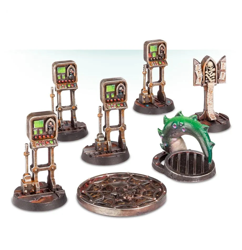 Barricades et Objectifs Necromunda