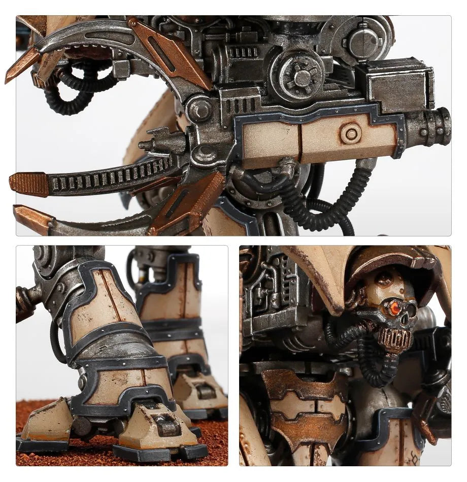 Armigère Moirax du Mechanicum avec Veuglaire Volkite et Pince de Siège Gyges