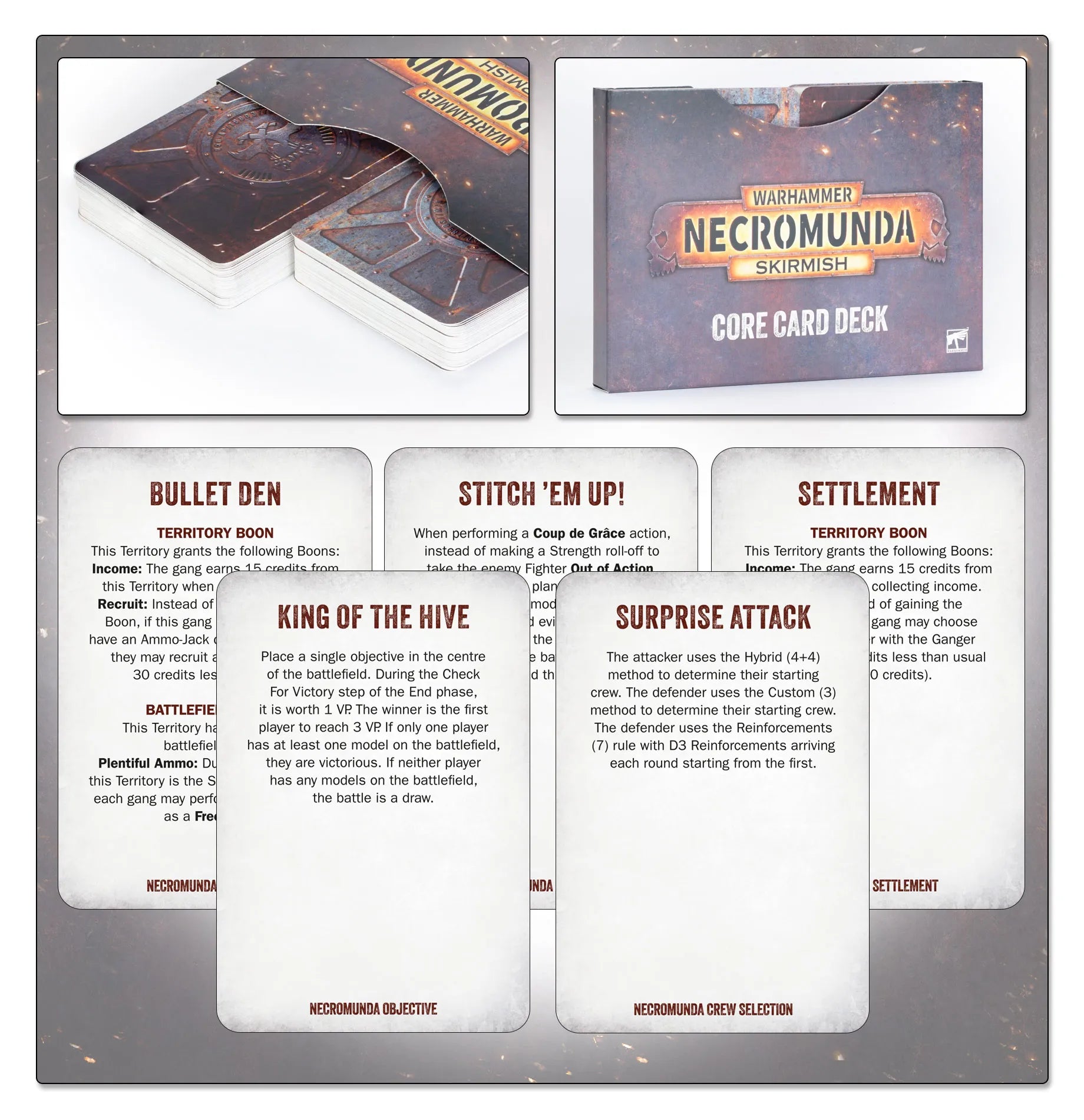 Warhammer Necromunda Skirmish: Core Set (Anglais)