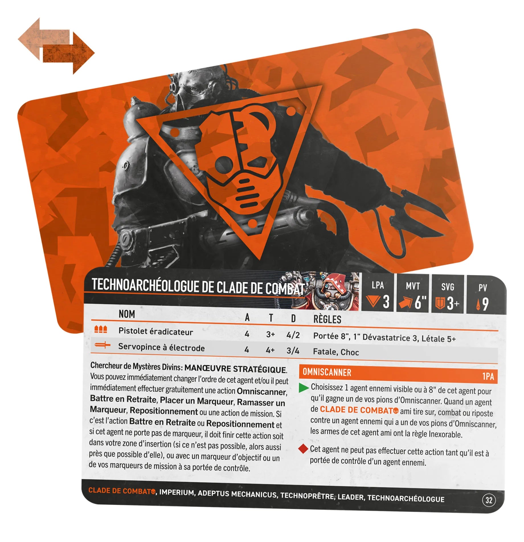Kill Team: Clade de Combat – Cartes Techniques
