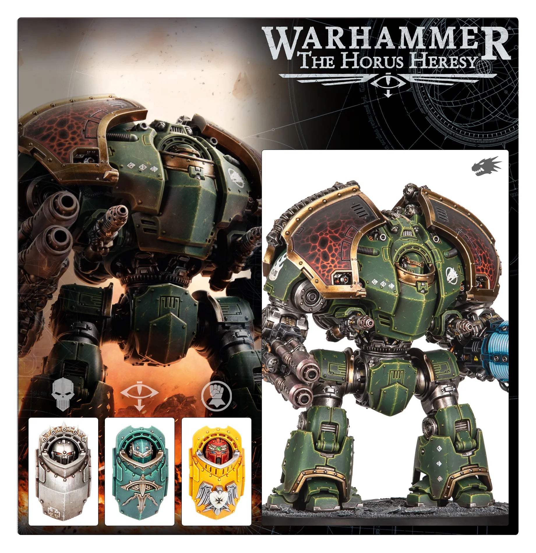 Dreadnought de Siège Saturnine – Configuration Chiron