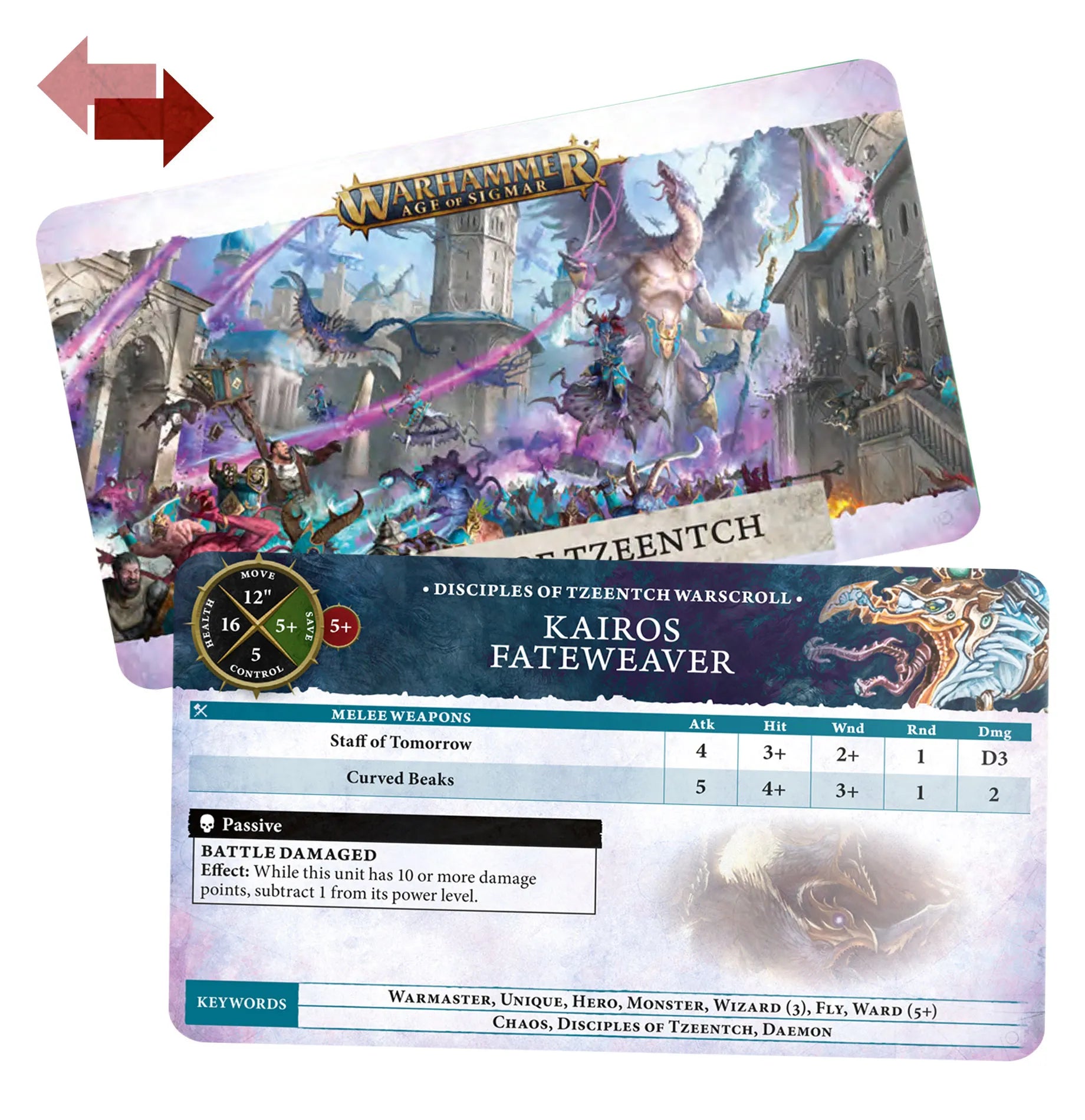 Chaos Battletome: Disciples of Tzeentch – Gamer's Edition (Anglais)