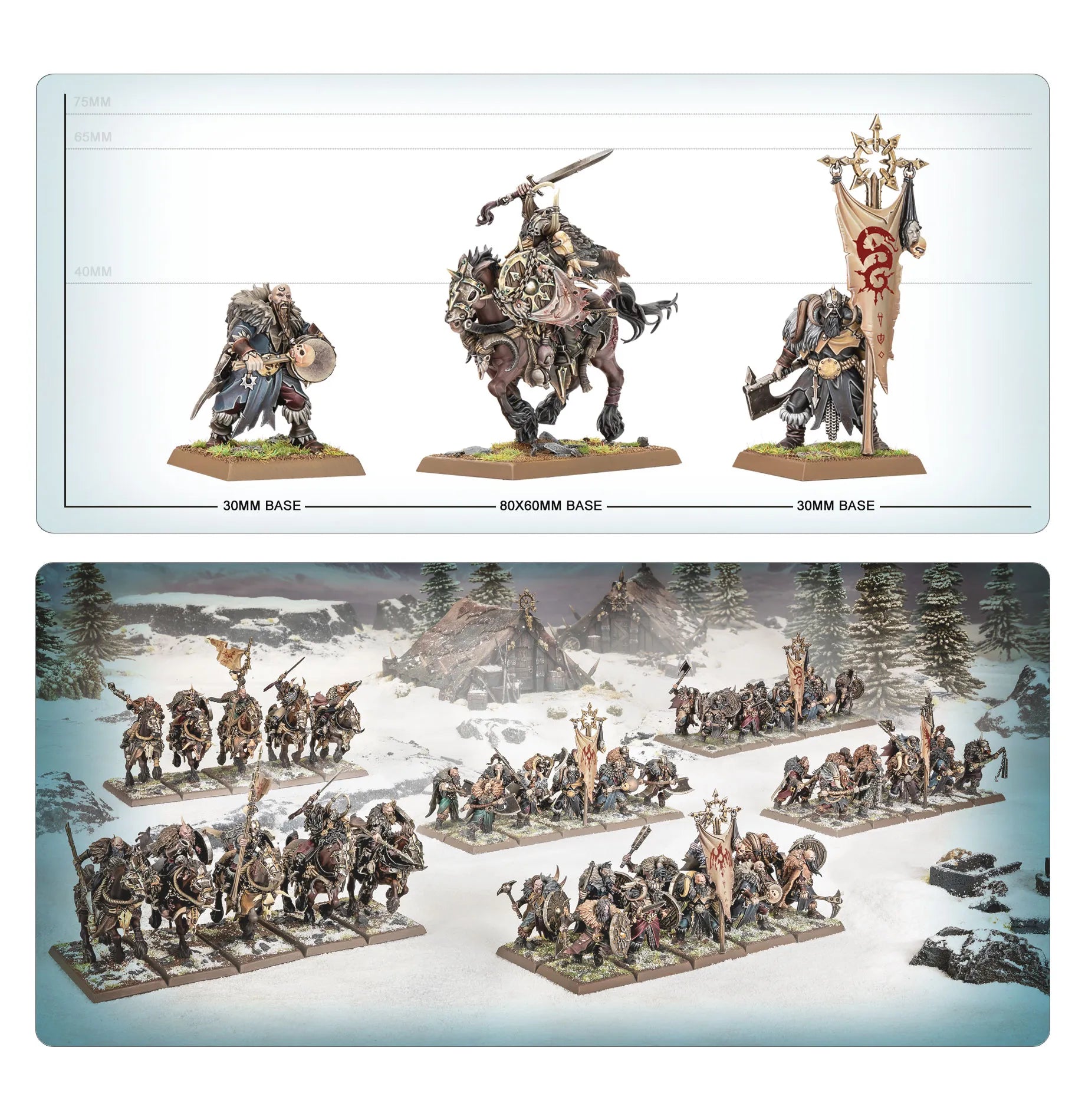 Guerriers du Chaos: Set de Renforts d'Armée des Maraudeurs du Chaos